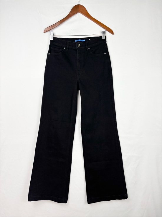 J Mclaughlin Denim - J McLaughlin Lenni Pant Black Size 2 Stretchy High Waist Wide Leg Flare